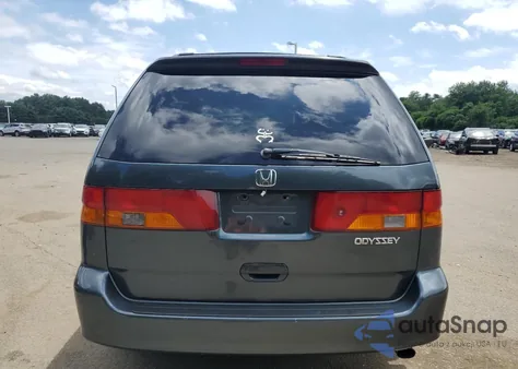 2003 Honda Odyssey Ex z USA, uszkodzony, nr VIN 5FNRL18603B019988